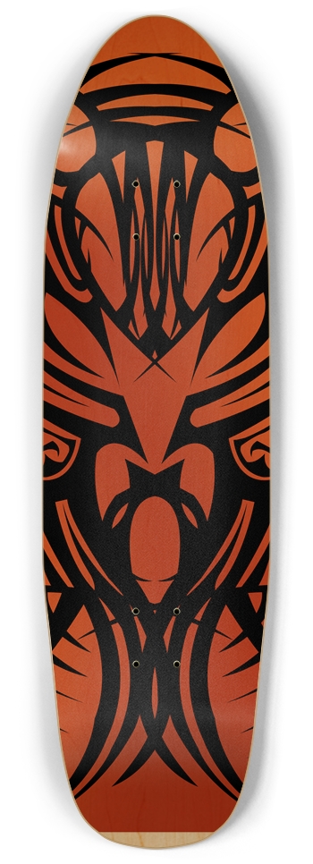 Orange Tribal Punk Nose Pool Deck