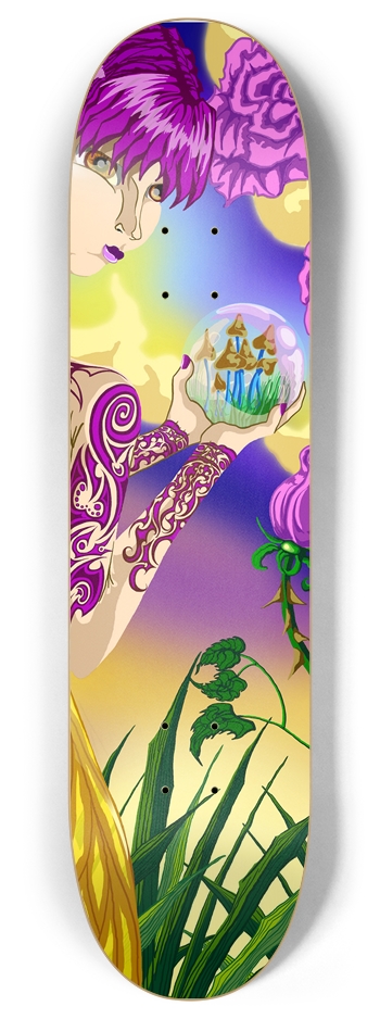 Mushroom Fairy 8" Deck