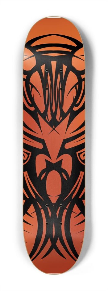 Orange Tribal 7 1/4" Deck