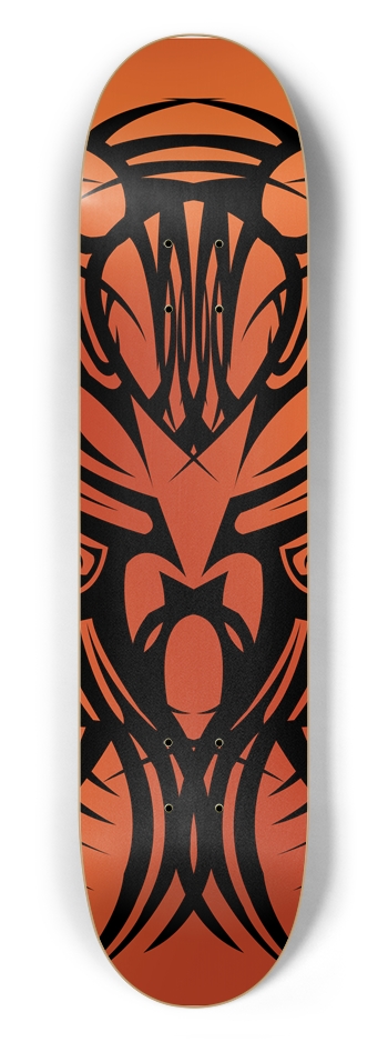 Orange Tribal 7 1/2" Deck