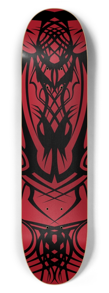 Red Tribal 7 5/8" Deck