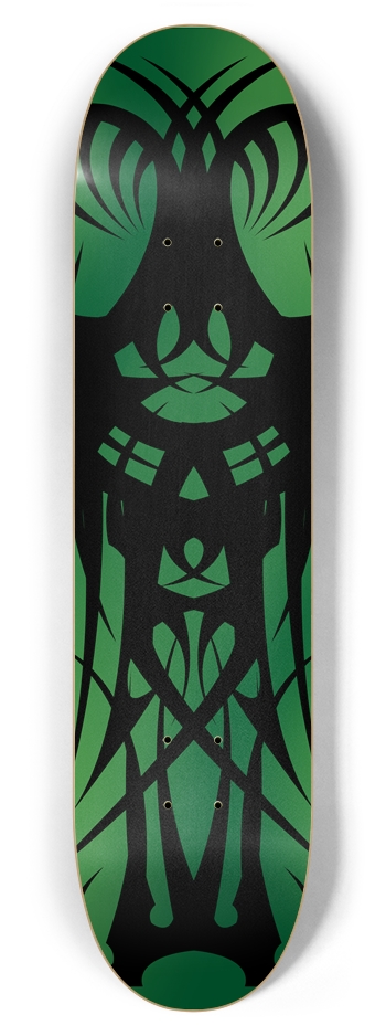 Green Tribal 7 7/8" Deck