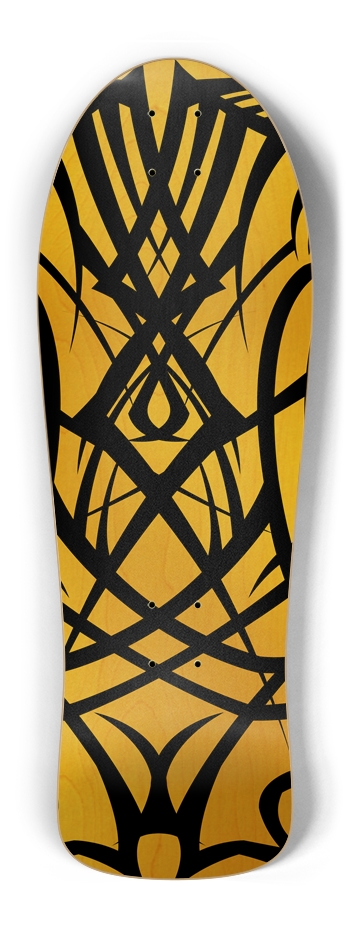 Yellow Tribal Old School Deck