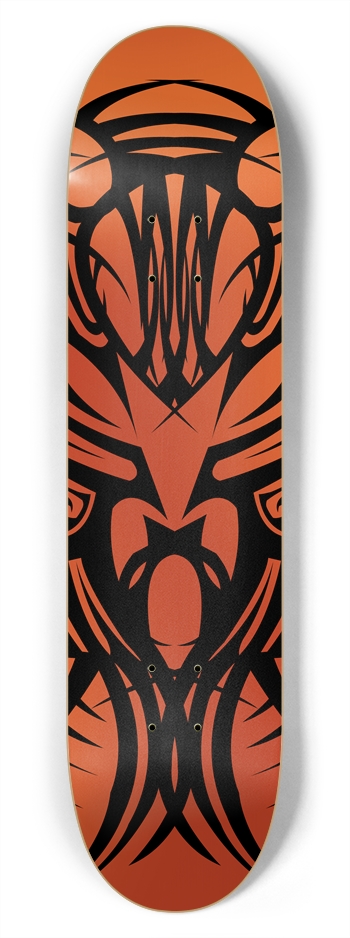 Orange Tribal 7 3/4"