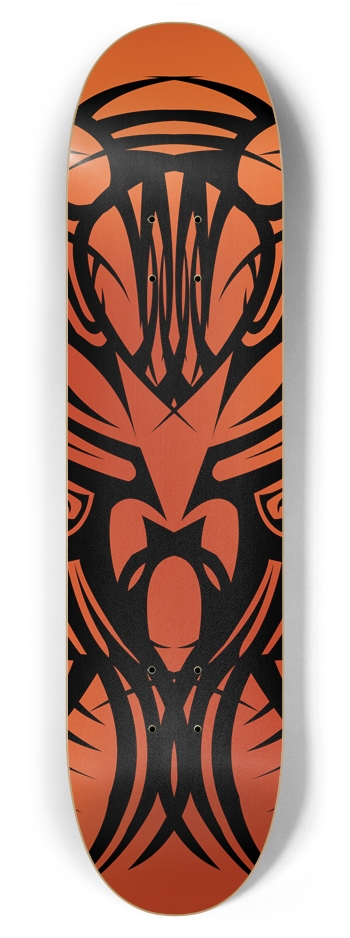 Orange Tribal 7 7/8" Deck