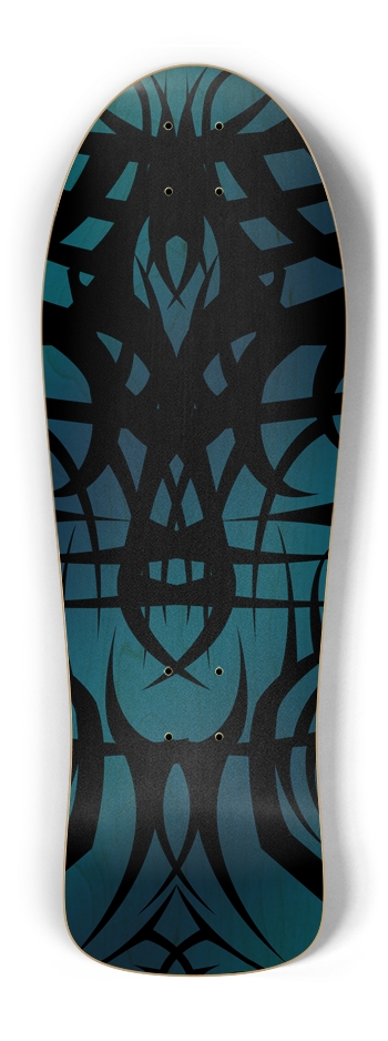 Blue Tribal Old School Deck
