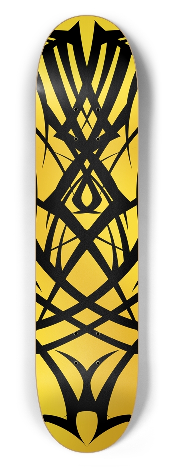 Yellow Tribal 7 1/2" Deck