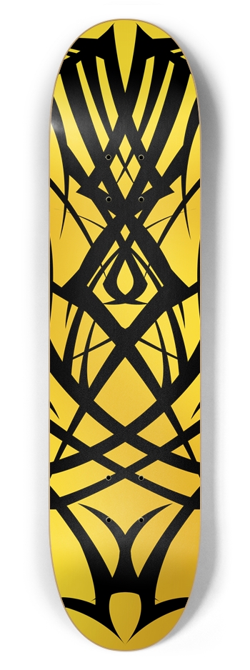 Yellow Tribal 7 5/8" Deck