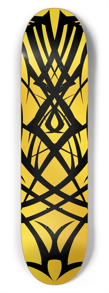Yellow Tribal 7 3/4" Deck
