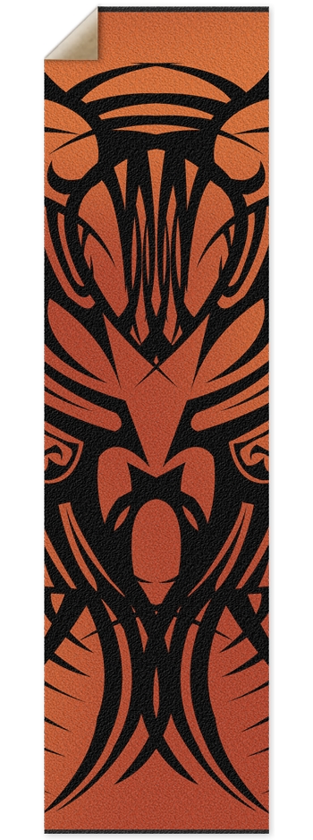 Orange Tribal Grip Tape