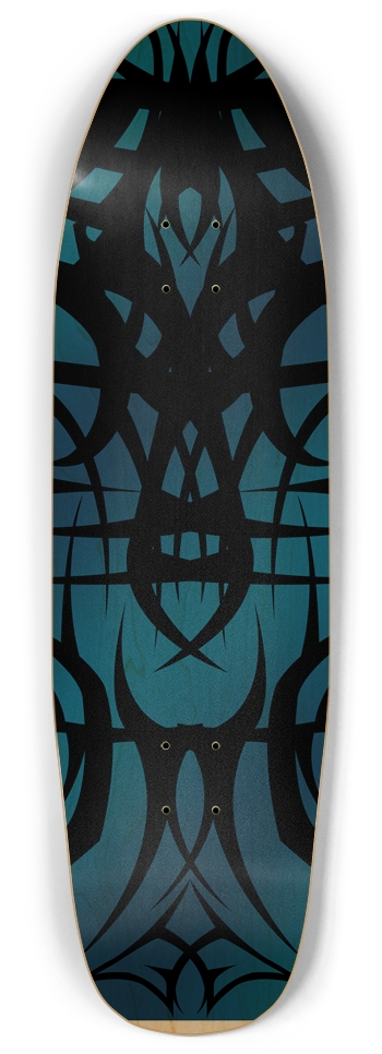 Blue Tribal Punk Nose Pool Deck