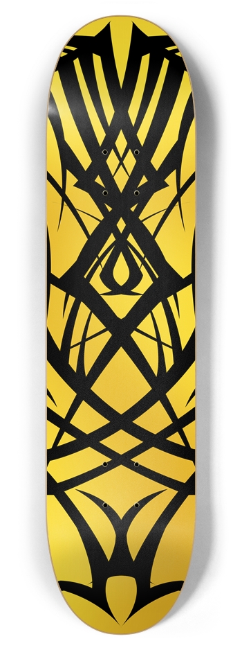 Yellow Tribal 7 7/8" Deck