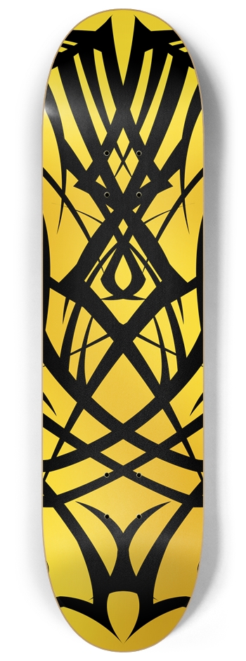 Yellow Tribal 8 1/4" Deck