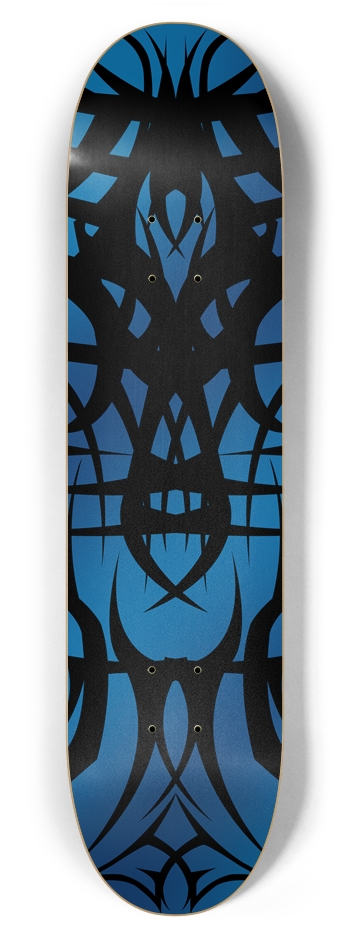 Blue Tribal 7 7/8" Deck