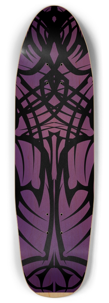 Purple Tribal Punk Nose Pool Deck