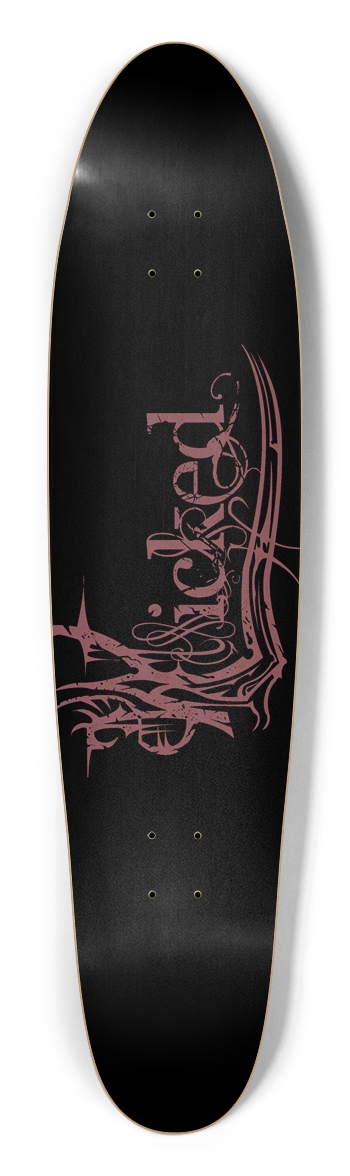 Wicked Purple Longboard Deck
