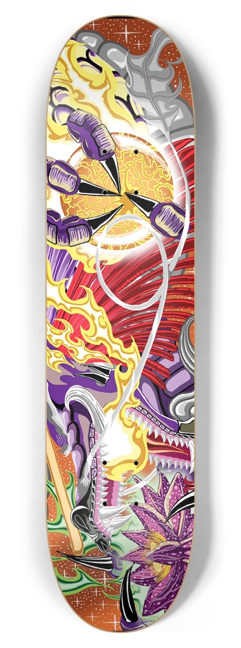 Dragon Of The Lotus 7 7/8" Deck