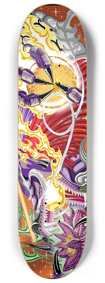 Dragon Of The Lotus 8 1/4" Deck
