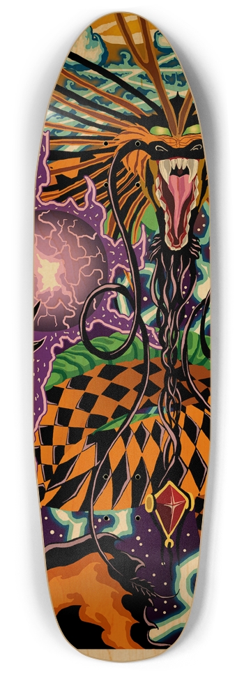 Halloween Dragon Punk Nose Pool Deck