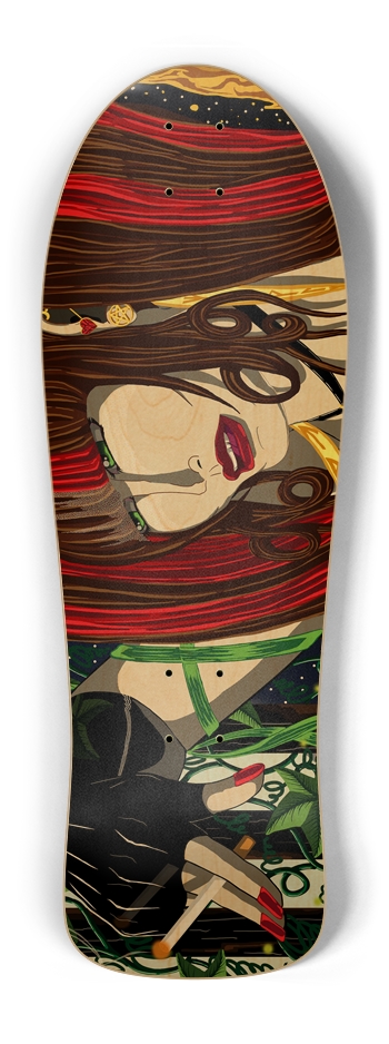 Sara Rose w/ Cigarette Old School Deck