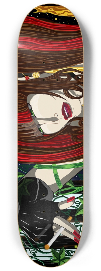 Sara Rose w/ Cigarette 8 1/4" Deck