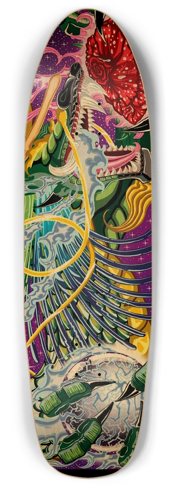 Dragon Of The Rose Punk Nose Pool Deck