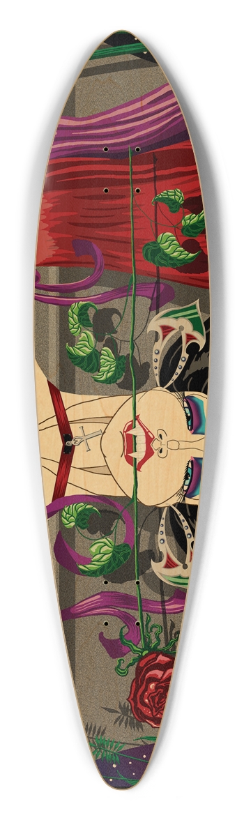 Eternal Seduction Pintail Longboard Deck