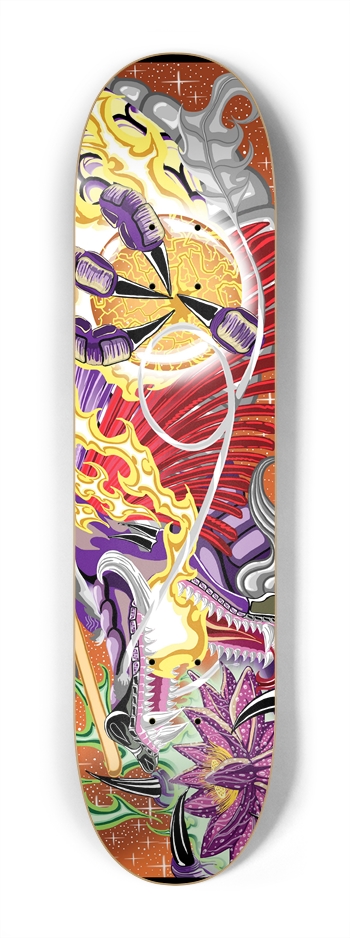 Dragon Of The Lotus 7 1/4" Deck