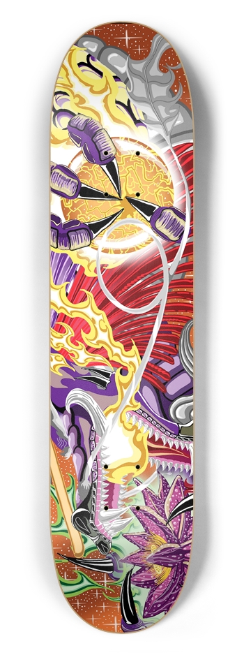 Dragon Of The Lotus 7 1/2" Deck