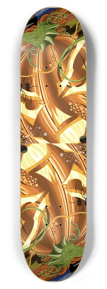 Cheshire Pumpkin 7 7/8" Deck