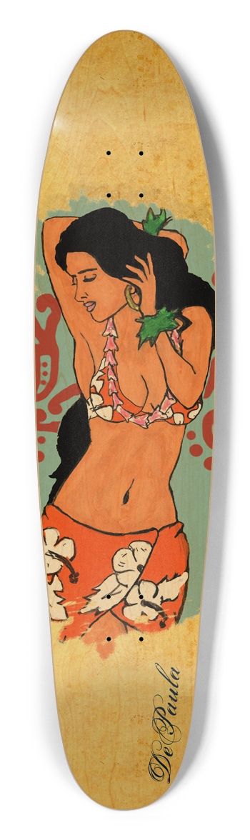 Full Hula Custom Skateboard