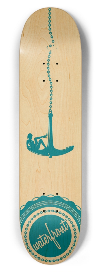 Waterfront - Anchor Series 3 - Small 7-3/4 Skateboard Deck 