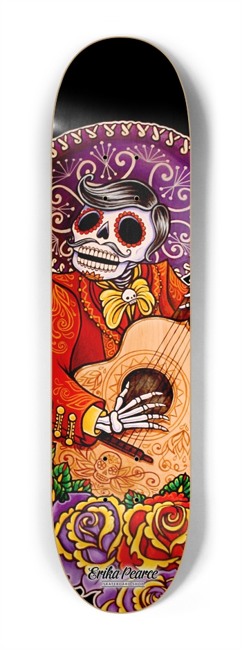 Aan het water Ambassade Verhandeling Mariachi 7.25 x 29 7-1/4 Mini/Kid Skateboard by Erika Pearce • Skate Shop