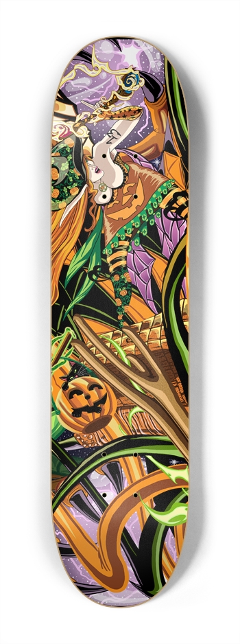 Cassandra Rides The Halloween Dragon 7 1/4" Deck