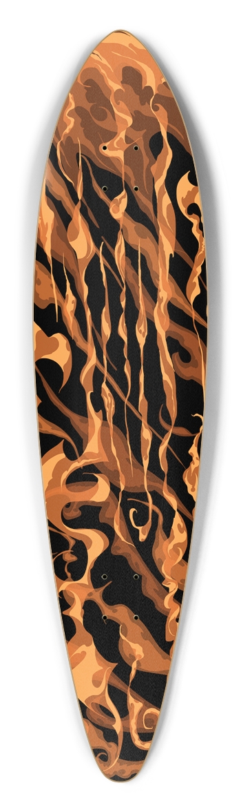 Fire Pintail Longboard
