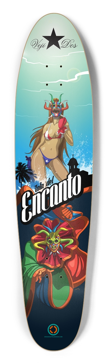 Isla del Encanto Longboard