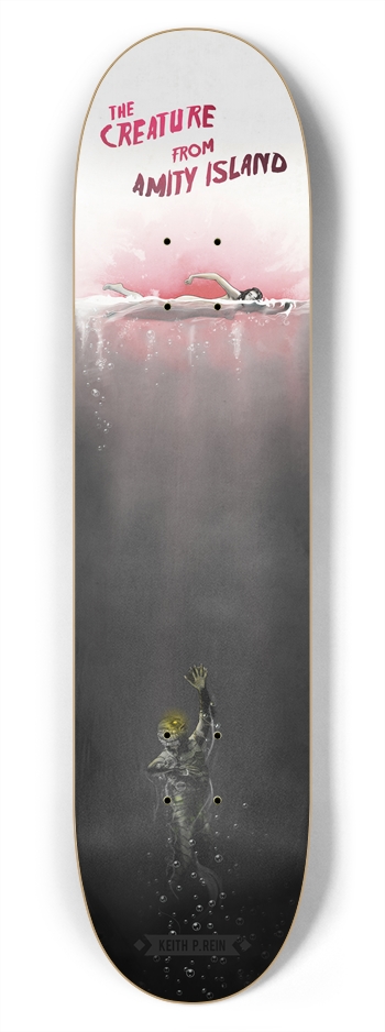 The Creature from Amity Island - Black/White/Pink