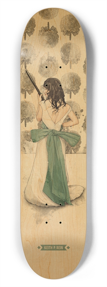 Australische persoon Voordracht Idool A Shotgun Kind of Wedding - Wood 7-3/4 Skateboard Deck by thepisforpenis