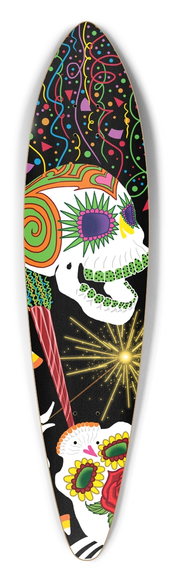 Sweet Death Pintail Longboard Deck