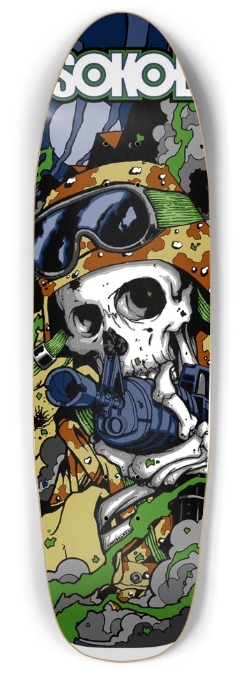 Sokol 3rd color scheme Skateboard