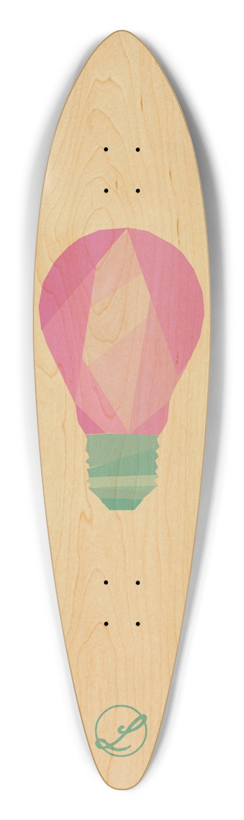 Light Bulb Pintail Longboard