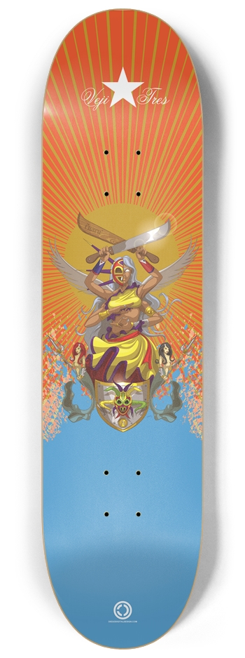 Veji Tres - I'NARU' Skateboard