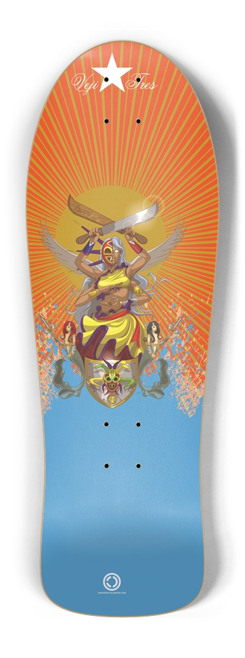 Veji Tres - I'NARU' Old School Skateboard