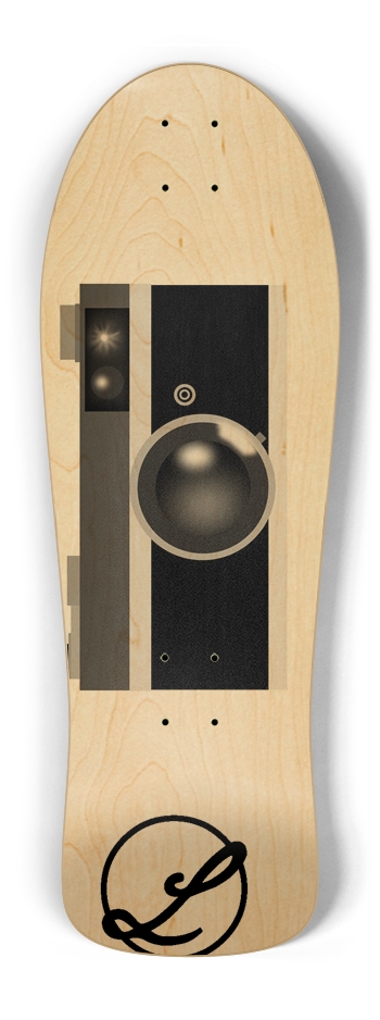 Vintage Film Camera Skateboard
