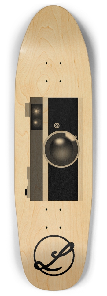 Vintage Film Camera Skateboard