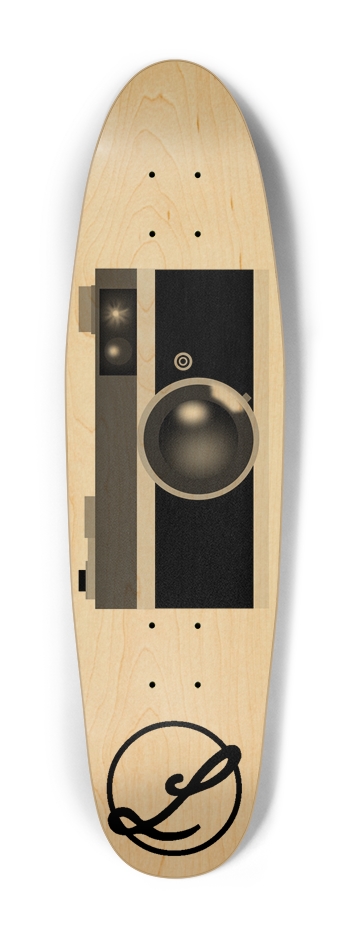 Vintage Film Camera Skateboard