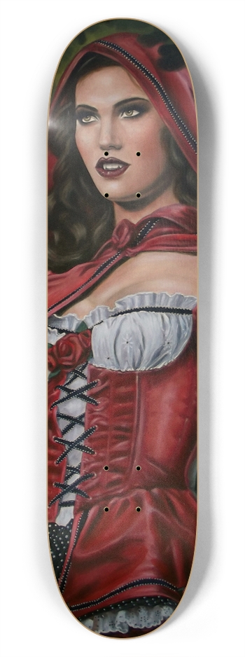 Little Red Cap Custom Skateboard