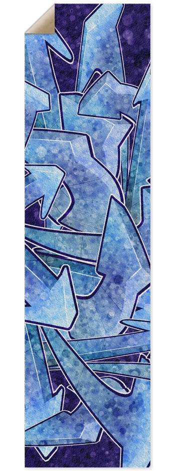 Blue Graffiti Griptape
