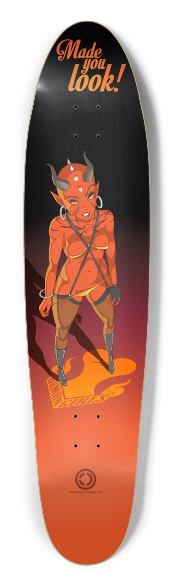 Demongirls Second Ed. Longboard