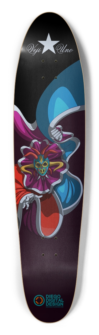 Veji One Color 1 w/Silver Longboard